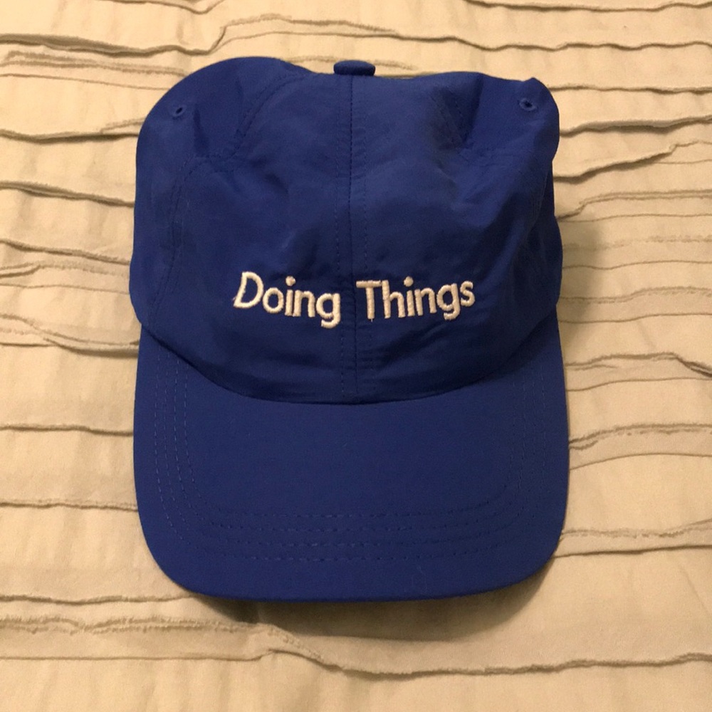Outdoor Voices Doing Things blue hat